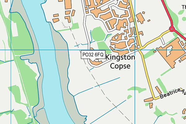 PO32 6FQ map - OS VectorMap District (Ordnance Survey) PO32 6FQ map - OS VectorMap District (Ordnance Survey)