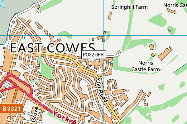 PO32 6FR map - OS VectorMap District (Ordnance Survey) PO32 6FR map - OS VectorMap District (Ordnance Survey)