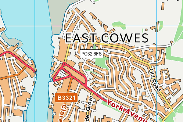 PO32 6FS map - OS VectorMap District (Ordnance Survey) PO32 6FS map - OS VectorMap District (Ordnance Survey)