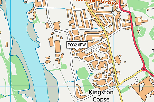 PO32 6FW map - OS VectorMap District (Ordnance Survey) PO32 6FW map - OS VectorMap District (Ordnance Survey)