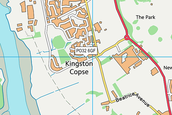 PO32 6GF map - OS VectorMap District (Ordnance Survey) PO32 6GF map - OS VectorMap District (Ordnance Survey)