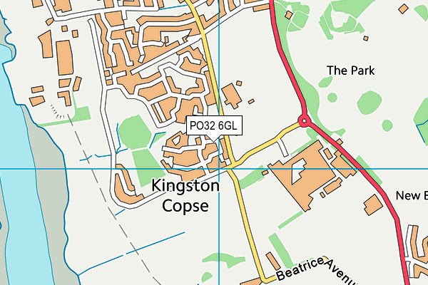 PO32 6GL map - OS VectorMap District (Ordnance Survey) PO32 6GL map - OS VectorMap District (Ordnance Survey)