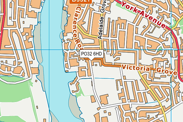 PO32 6HD map - OS VectorMap District (Ordnance Survey) PO32 6HD map - OS VectorMap District (Ordnance Survey)
