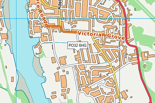 PO32 6HG map - OS VectorMap District (Ordnance Survey) PO32 6HG map - OS VectorMap District (Ordnance Survey)