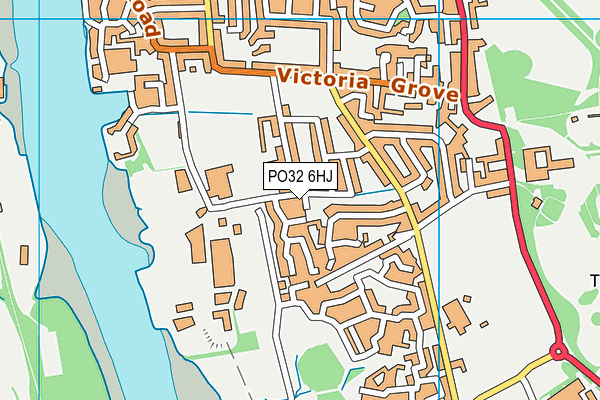 PO32 6HJ map - OS VectorMap District (Ordnance Survey) PO32 6HJ map - OS VectorMap District (Ordnance Survey)