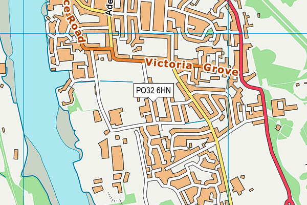 PO32 6HN map - OS VectorMap District (Ordnance Survey) PO32 6HN map - OS VectorMap District (Ordnance Survey)