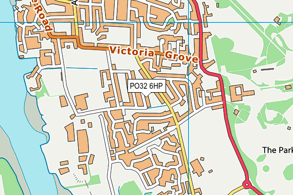 PO32 6HP map - OS VectorMap District (Ordnance Survey) PO32 6HP map - OS VectorMap District (Ordnance Survey)