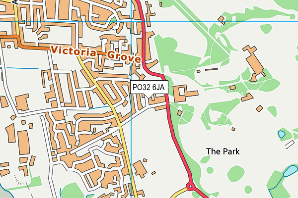 PO32 6JA map - OS VectorMap District (Ordnance Survey) PO32 6JA map - OS VectorMap District (Ordnance Survey)
