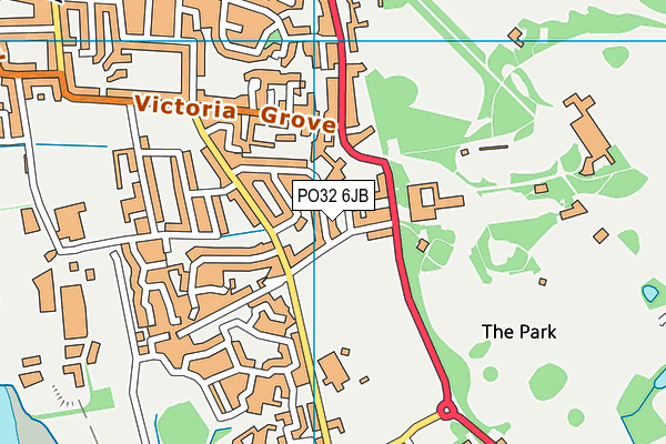 PO32 6JB map - OS VectorMap District (Ordnance Survey) PO32 6JB map - OS VectorMap District (Ordnance Survey)