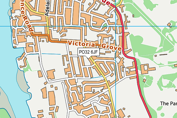 PO32 6JF map - OS VectorMap District (Ordnance Survey) PO32 6JF map - OS VectorMap District (Ordnance Survey)