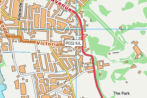 PO32 6JL map - OS VectorMap District (Ordnance Survey) PO32 6JL map - OS VectorMap District (Ordnance Survey)