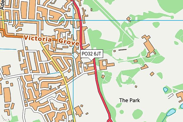 PO32 6JT map - OS VectorMap District (Ordnance Survey) PO32 6JT map - OS VectorMap District (Ordnance Survey)