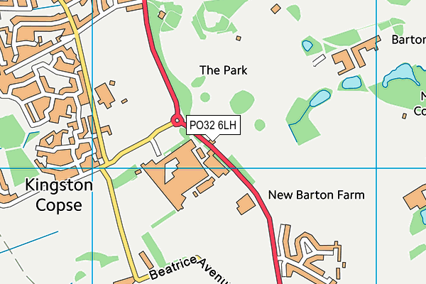 PO32 6LH map - OS VectorMap District (Ordnance Survey) PO32 6LH map - OS VectorMap District (Ordnance Survey)
