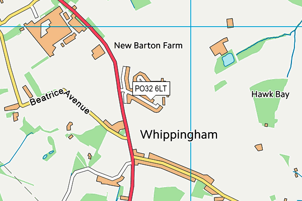 PO32 6LT map - OS VectorMap District (Ordnance Survey) PO32 6LT map - OS VectorMap District (Ordnance Survey)