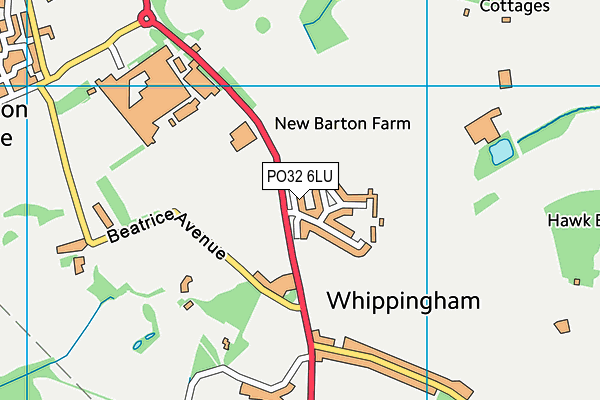 PO32 6LU map - OS VectorMap District (Ordnance Survey) PO32 6LU map - OS VectorMap District (Ordnance Survey)