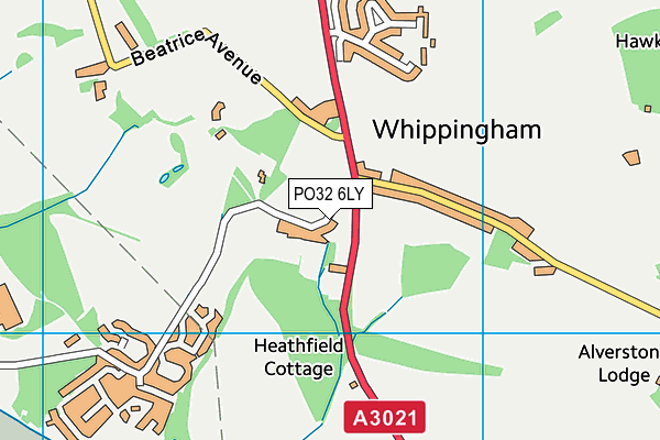 PO32 6LY map - OS VectorMap District (Ordnance Survey) PO32 6LY map - OS VectorMap District (Ordnance Survey)