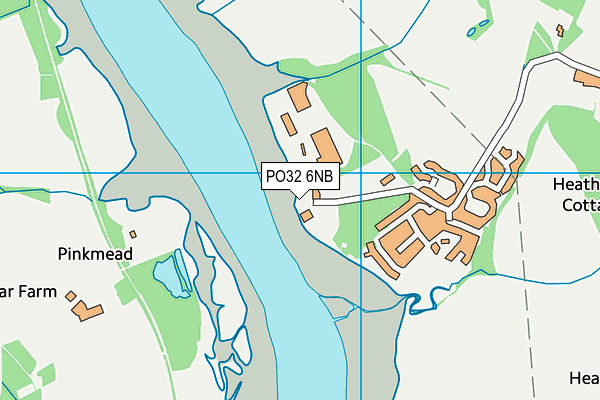 PO32 6NB map - OS VectorMap District (Ordnance Survey) PO32 6NB map - OS VectorMap District (Ordnance Survey)