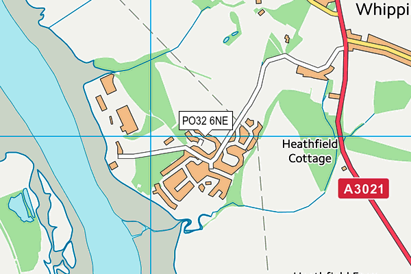 PO32 6NE map - OS VectorMap District (Ordnance Survey) PO32 6NE map - OS VectorMap District (Ordnance Survey)