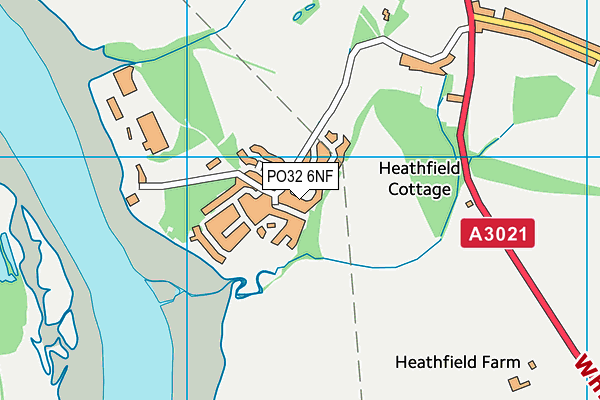 PO32 6NF map - OS VectorMap District (Ordnance Survey) PO32 6NF map - OS VectorMap District (Ordnance Survey)