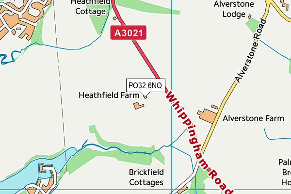 PO32 6NQ map - OS VectorMap District (Ordnance Survey)