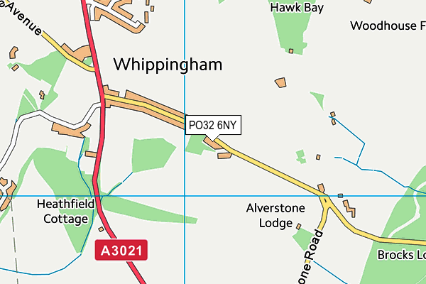 PO32 6NY map - OS VectorMap District (Ordnance Survey) PO32 6NY map - OS VectorMap District (Ordnance Survey)