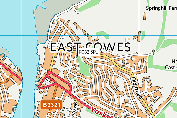 PO32 6PU map - OS VectorMap District (Ordnance Survey) PO32 6PU map - OS VectorMap District (Ordnance Survey)