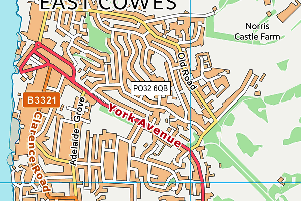 PO32 6QB map - OS VectorMap District (Ordnance Survey) PO32 6QB map - OS VectorMap District (Ordnance Survey)