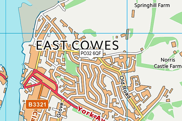 PO32 6QF map - OS VectorMap District (Ordnance Survey) PO32 6QF map - OS VectorMap District (Ordnance Survey)