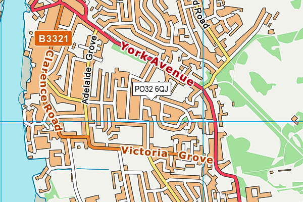 PO32 6QJ map - OS VectorMap District (Ordnance Survey) PO32 6QJ map - OS VectorMap District (Ordnance Survey)