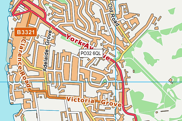 PO32 6QL map - OS VectorMap District (Ordnance Survey) PO32 6QL map - OS VectorMap District (Ordnance Survey)
