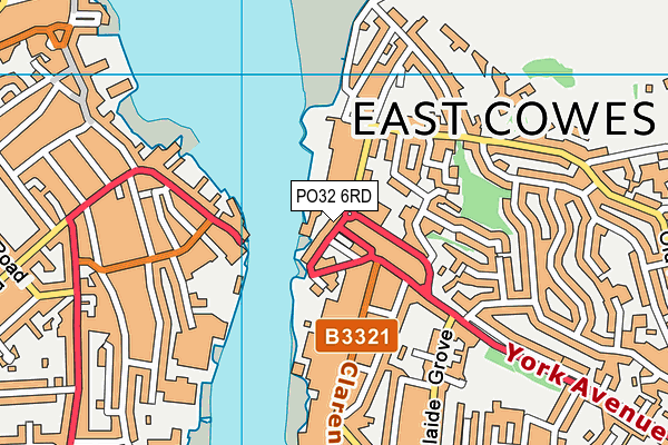 PO32 6RD map - OS VectorMap District (Ordnance Survey)