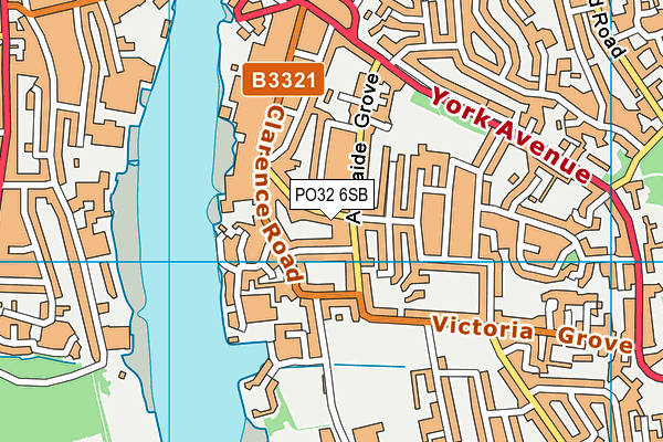 PO32 6SB map - OS VectorMap District (Ordnance Survey) PO32 6SB map - OS VectorMap District (Ordnance Survey)