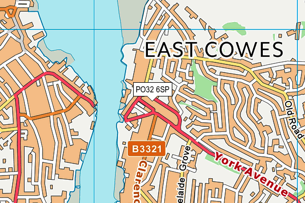 PO32 6SP map - OS VectorMap District (Ordnance Survey)