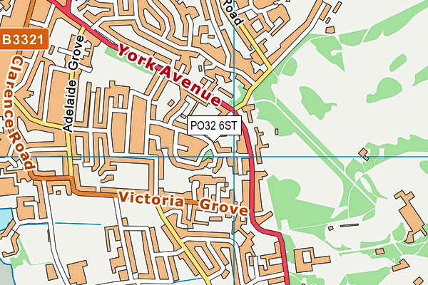 PO32 6ST map - OS VectorMap District (Ordnance Survey) PO32 6ST map - OS VectorMap District (Ordnance Survey)