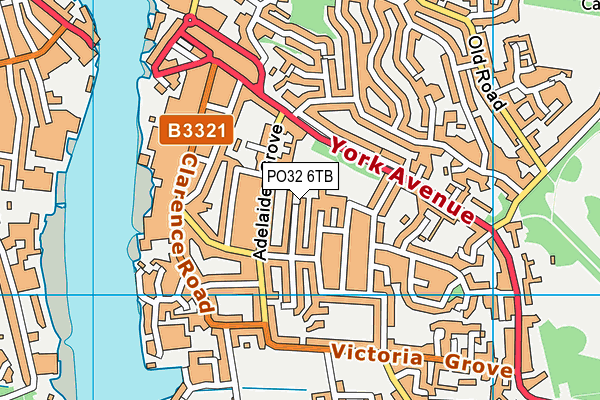PO32 6TB map - OS VectorMap District (Ordnance Survey) PO32 6TB map - OS VectorMap District (Ordnance Survey)