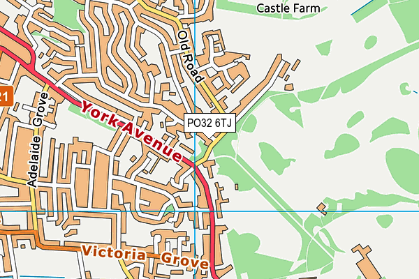 PO32 6TJ map - OS VectorMap District (Ordnance Survey) PO32 6TJ map - OS VectorMap District (Ordnance Survey)