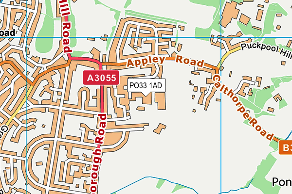 PO33 1AD map - OS VectorMap District (Ordnance Survey) PO33 1AD map - OS VectorMap District (Ordnance Survey)
