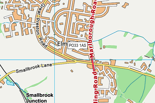 PO33 1AS map - OS VectorMap District (Ordnance Survey) PO33 1AS map - OS VectorMap District (Ordnance Survey)