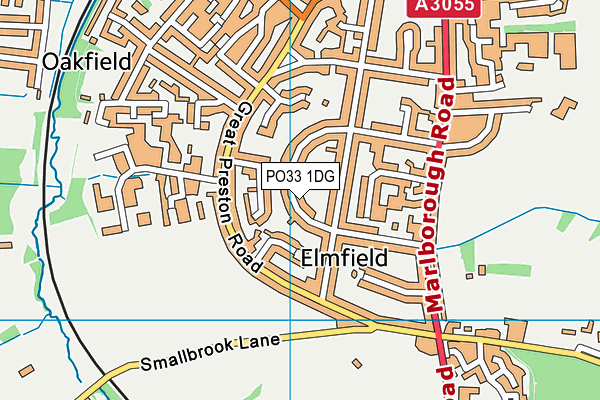 PO33 1DG map - OS VectorMap District (Ordnance Survey) PO33 1DG map - OS VectorMap District (Ordnance Survey)