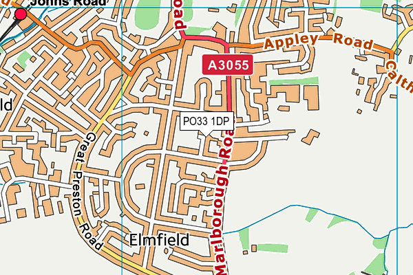 PO33 1DP map - OS VectorMap District (Ordnance Survey) PO33 1DP map - OS VectorMap District (Ordnance Survey)