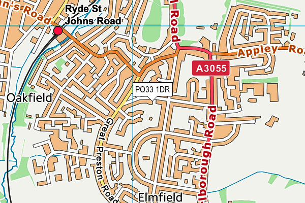 PO33 1DR map - OS VectorMap District (Ordnance Survey) PO33 1DR map - OS VectorMap District (Ordnance Survey)