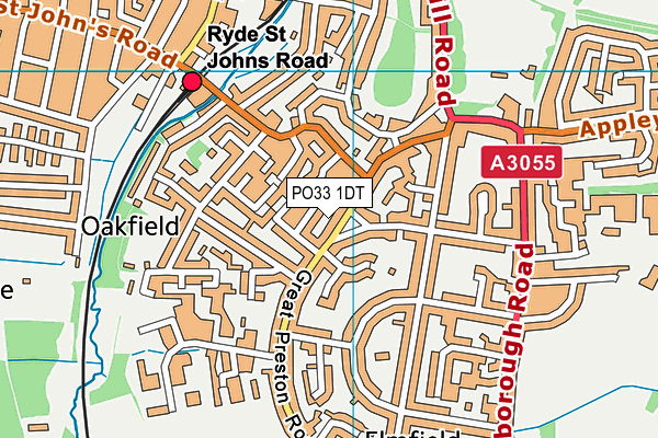 PO33 1DT map - OS VectorMap District (Ordnance Survey) PO33 1DT map - OS VectorMap District (Ordnance Survey)