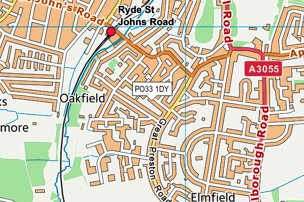 PO33 1DY map - OS VectorMap District (Ordnance Survey) PO33 1DY map - OS VectorMap District (Ordnance Survey)