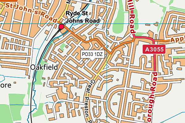 PO33 1DZ map - OS VectorMap District (Ordnance Survey) PO33 1DZ map - OS VectorMap District (Ordnance Survey)
