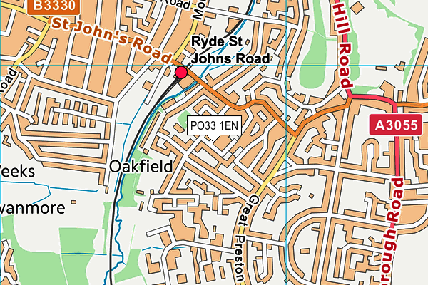 PO33 1EN map - OS VectorMap District (Ordnance Survey) PO33 1EN map - OS VectorMap District (Ordnance Survey)