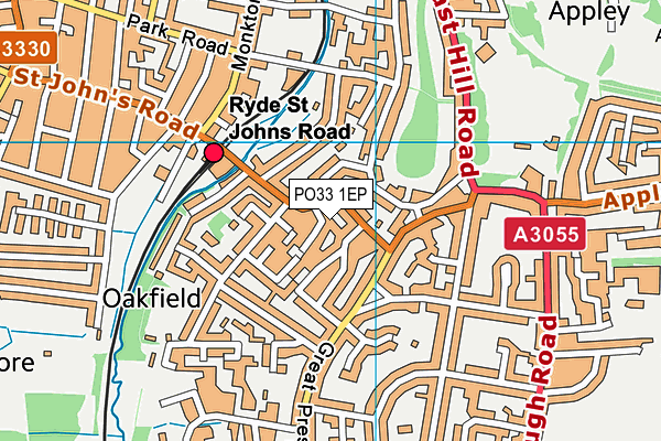 PO33 1EP map - OS VectorMap District (Ordnance Survey) PO33 1EP map - OS VectorMap District (Ordnance Survey)