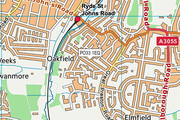 PO33 1EQ map - OS VectorMap District (Ordnance Survey) PO33 1EQ map - OS VectorMap District (Ordnance Survey)