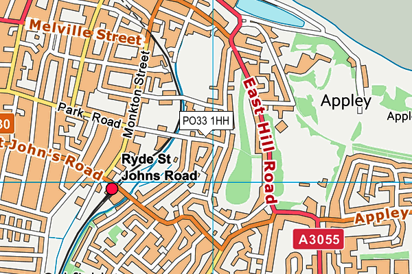 PO33 1HH map - OS VectorMap District (Ordnance Survey) PO33 1HH map - OS VectorMap District (Ordnance Survey)