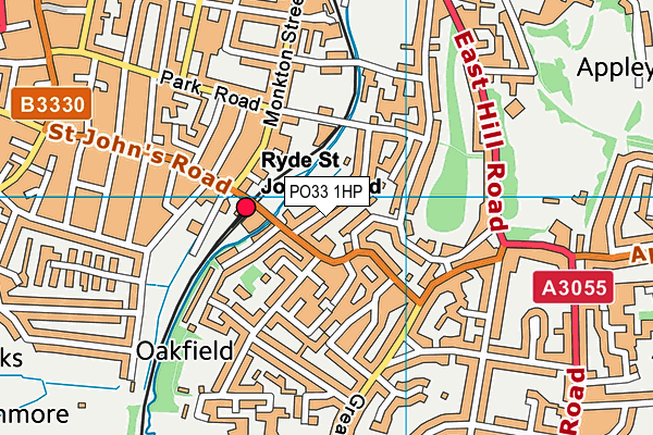 PO33 1HP map - OS VectorMap District (Ordnance Survey) PO33 1HP map - OS VectorMap District (Ordnance Survey)