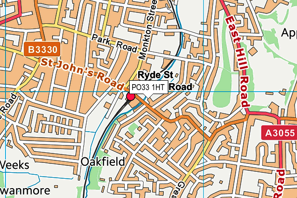 PO33 1HT map - OS VectorMap District (Ordnance Survey) PO33 1HT map - OS VectorMap District (Ordnance Survey)